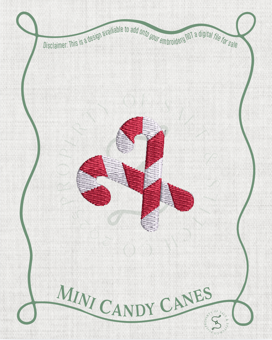 Mini Candy Cane