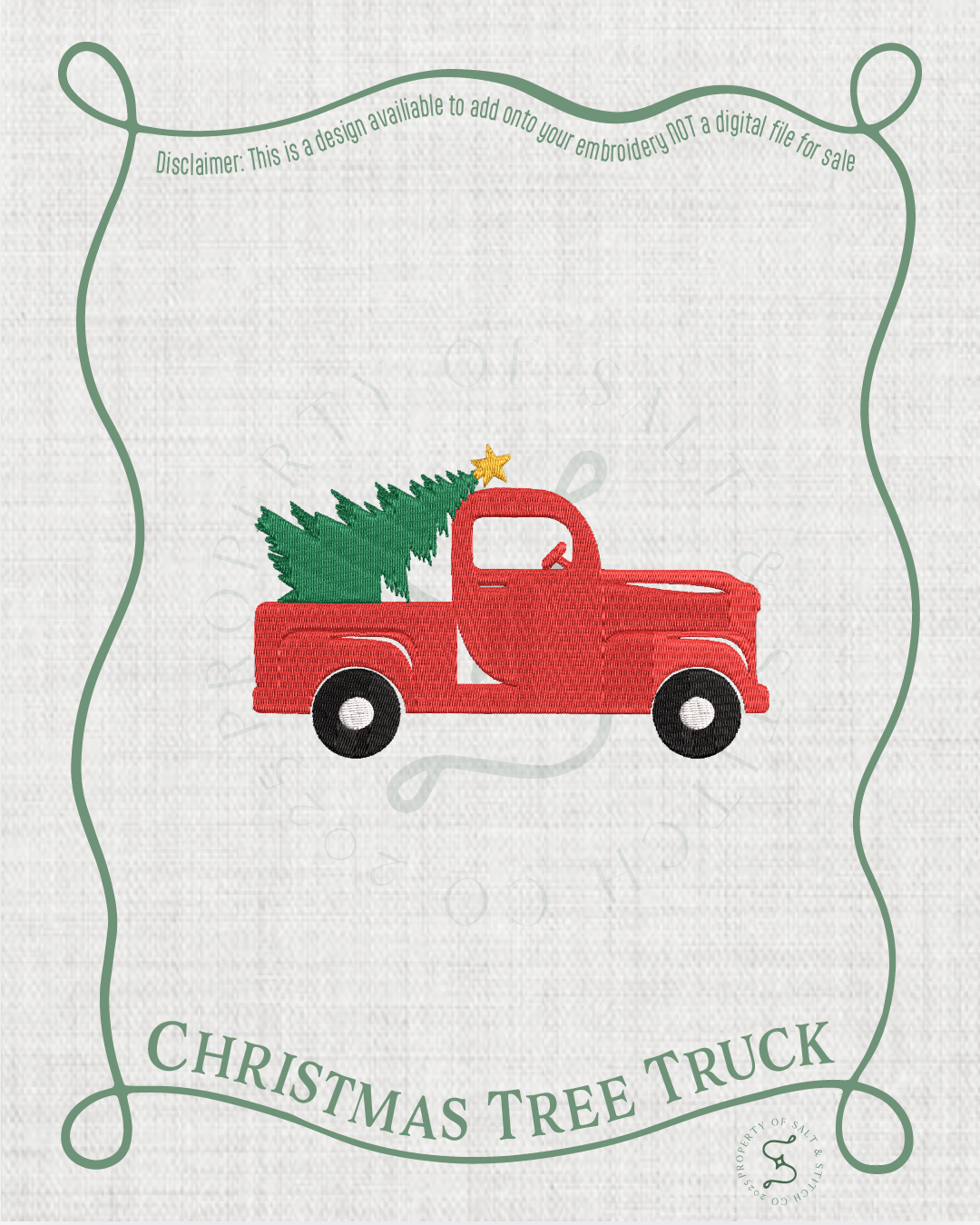 Christmas Tree Truck
