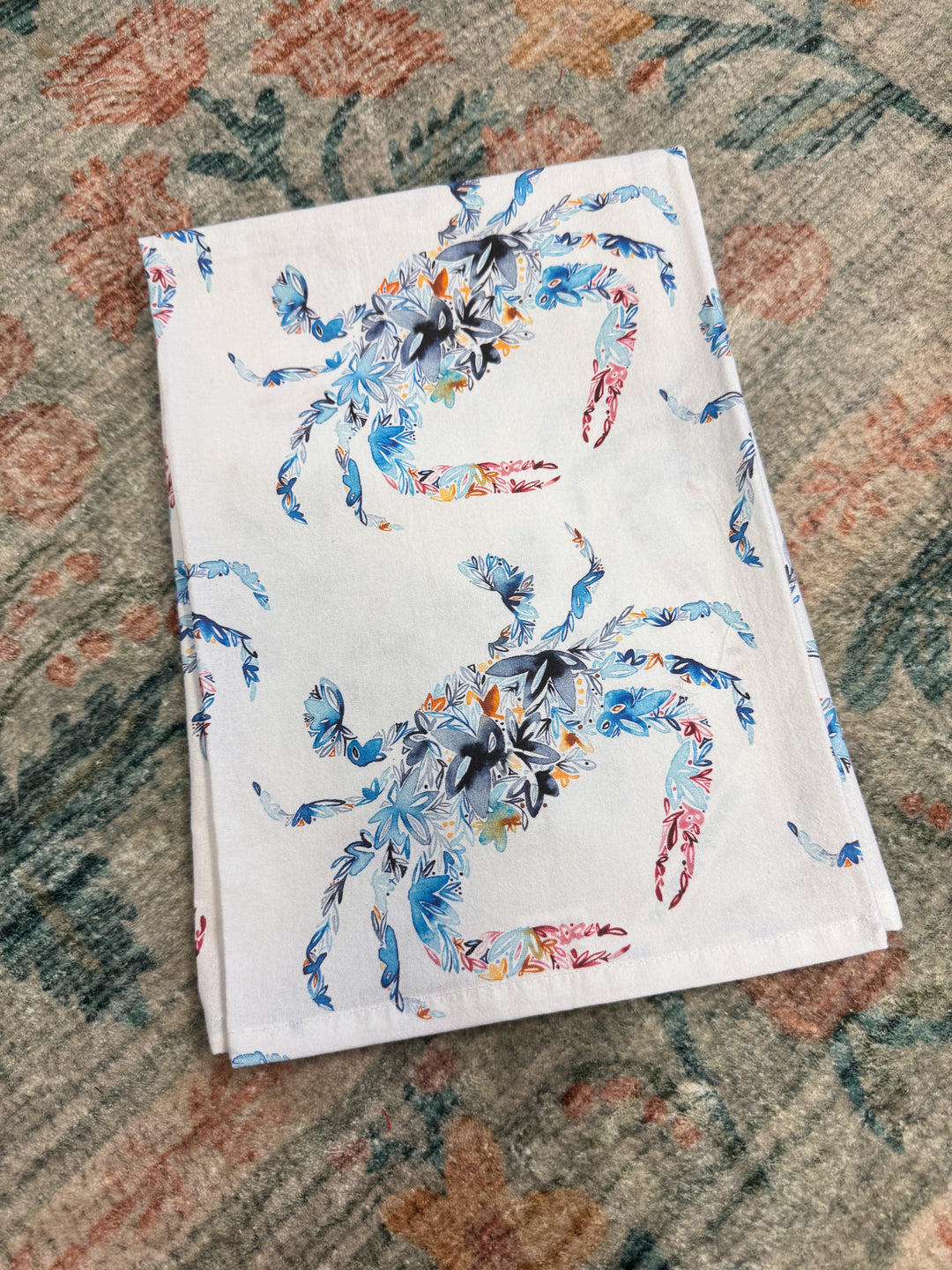 Blue Crab Flour Sack Towel