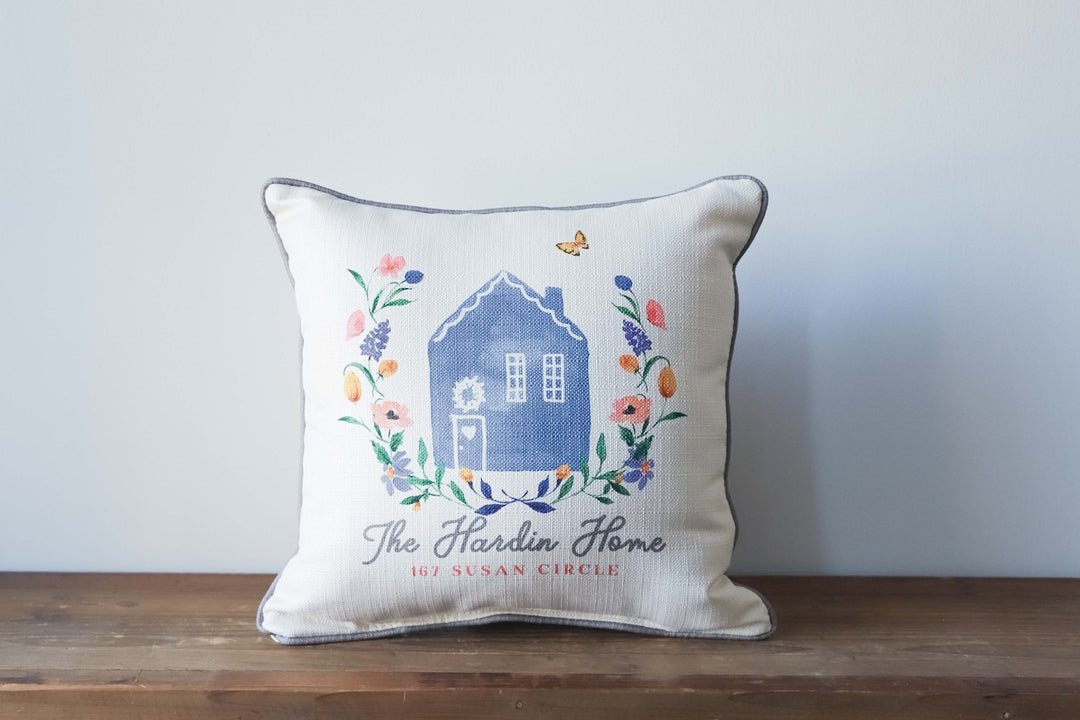 Personalized Spring Home Pillow
