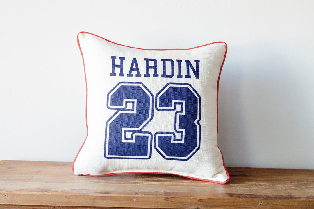 Custom Jersey Personalized Pillow