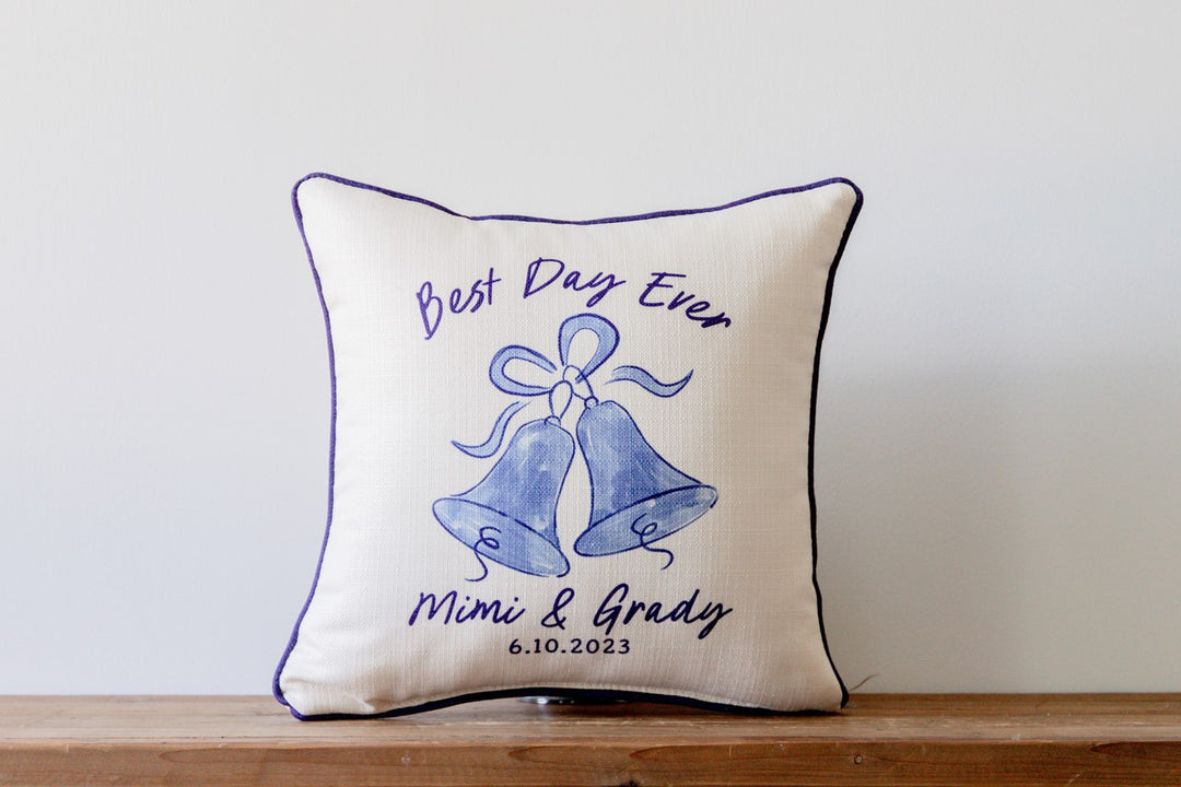 Best Day Ever Bell Personalized Pillow