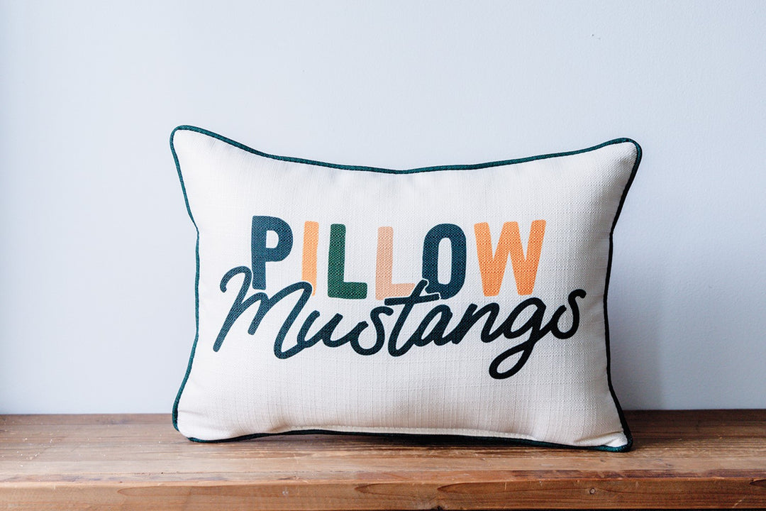 High School Name Tones Personalized Pillow