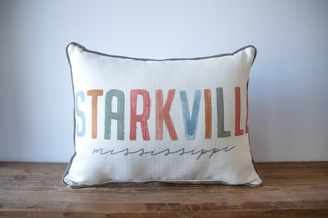 Charming Poster Tones Personalized Pillow