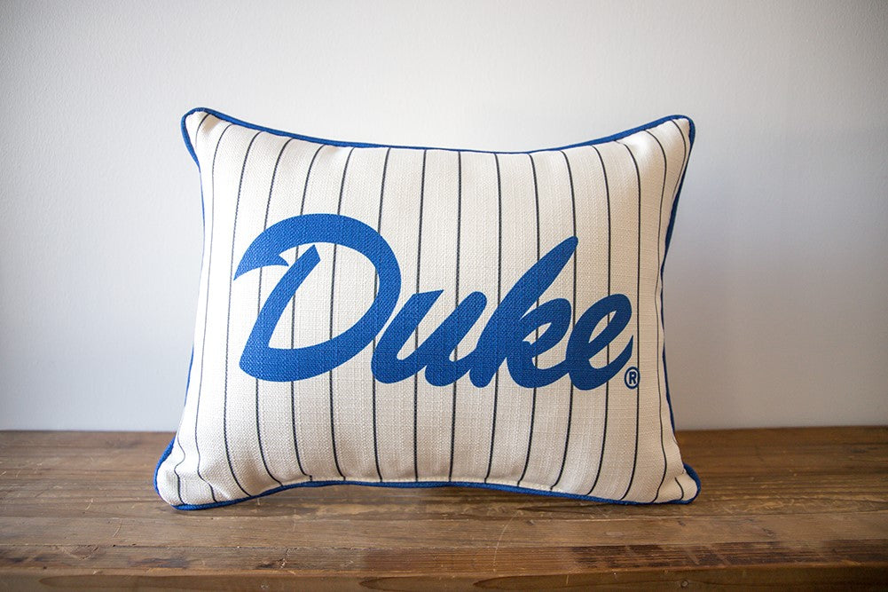 Duke Baseball Stripe Pillow