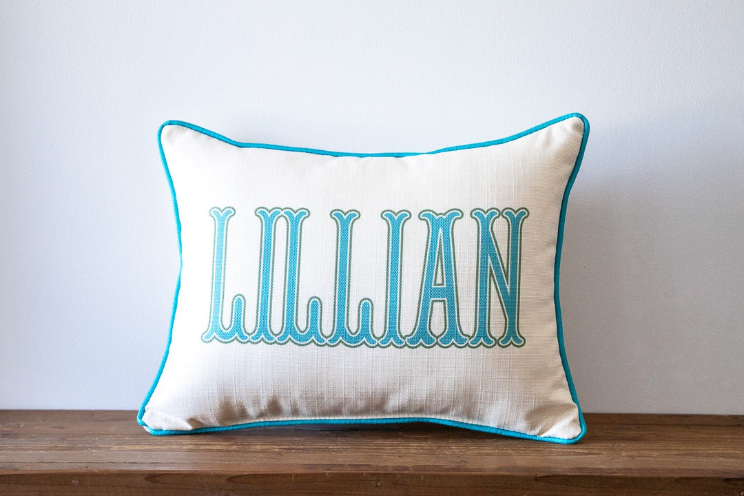 Fishtail Name Personalized Pillow