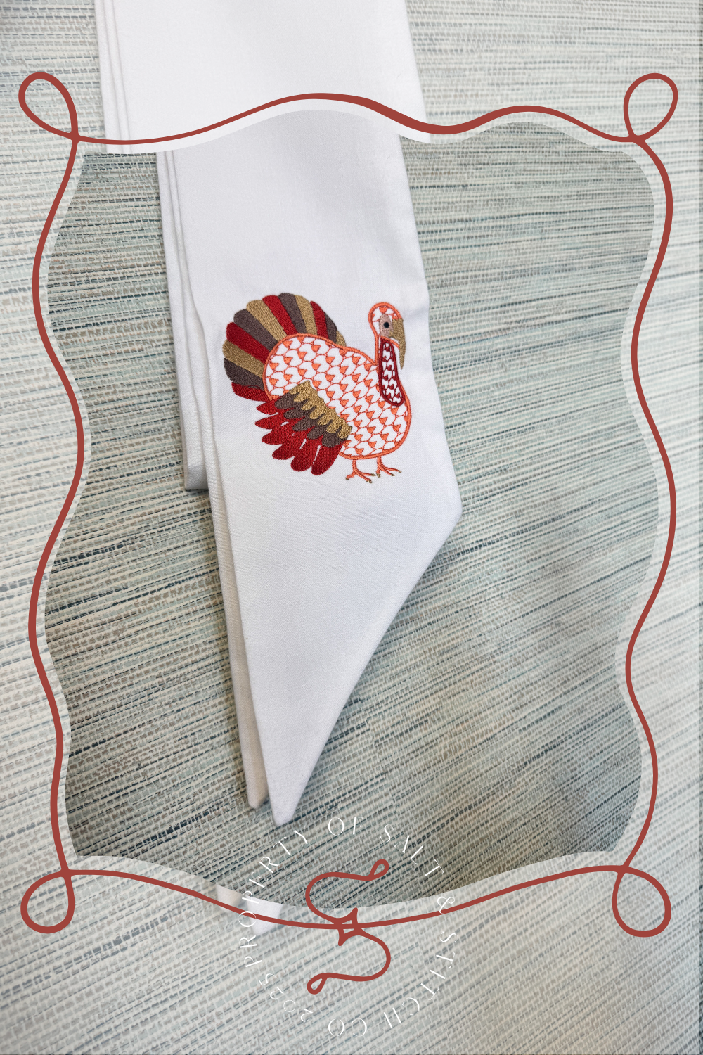 Turkey Wreath Sash