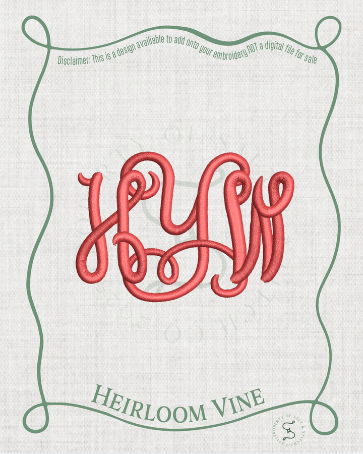 Vine Monogram
