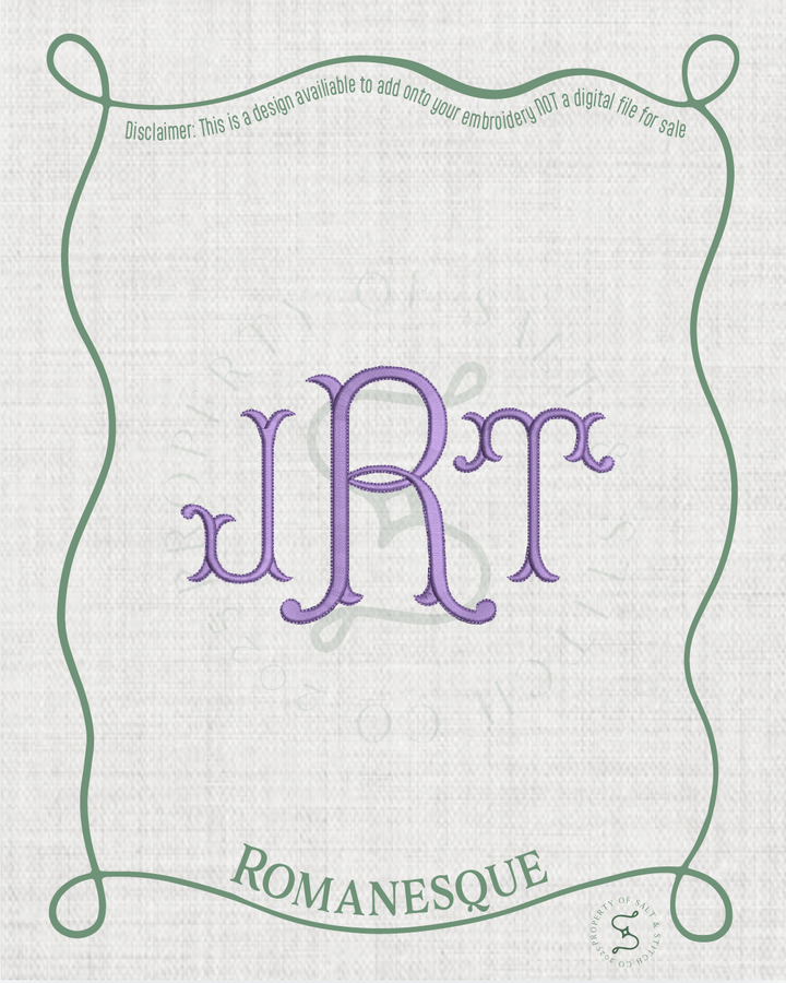 Romanesque Monogram