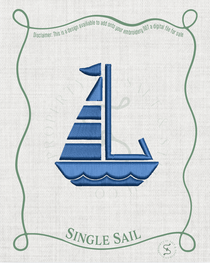 Single Sail Monogram