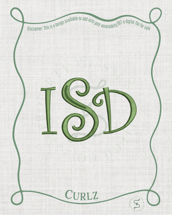 Curly Monogram