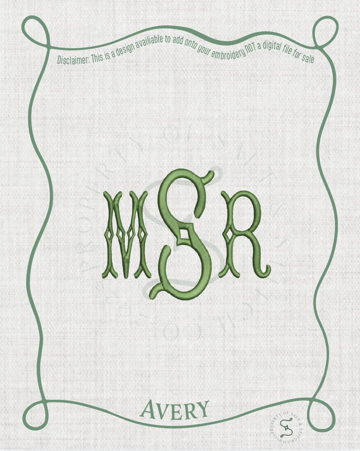 Avery Monogram