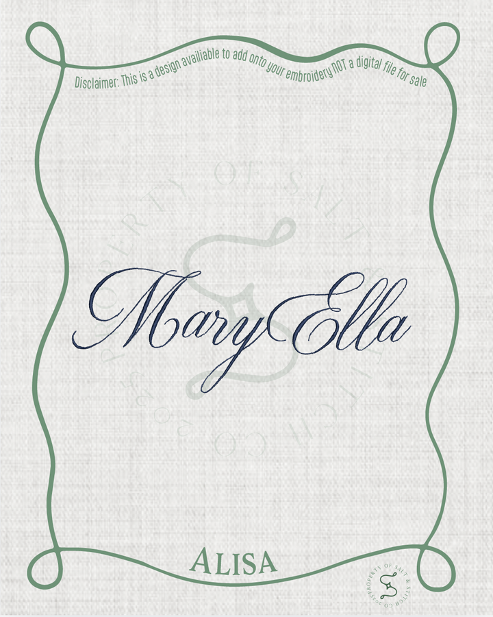 Alisa Name Font