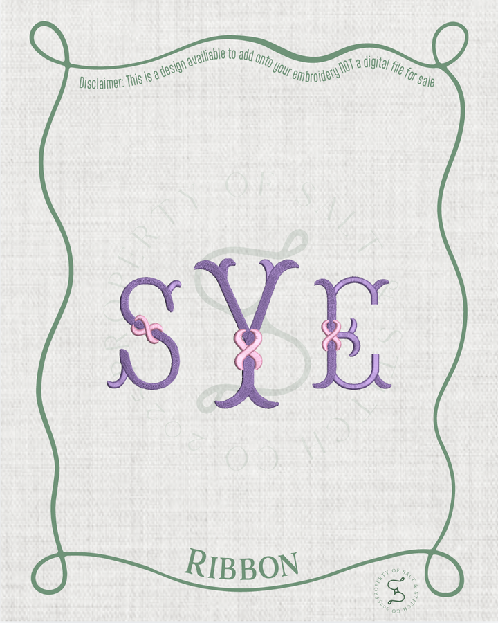 Ribbon Monogram