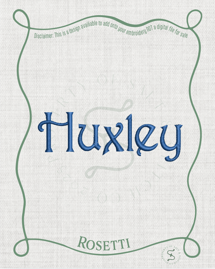 Rosetti Name Font