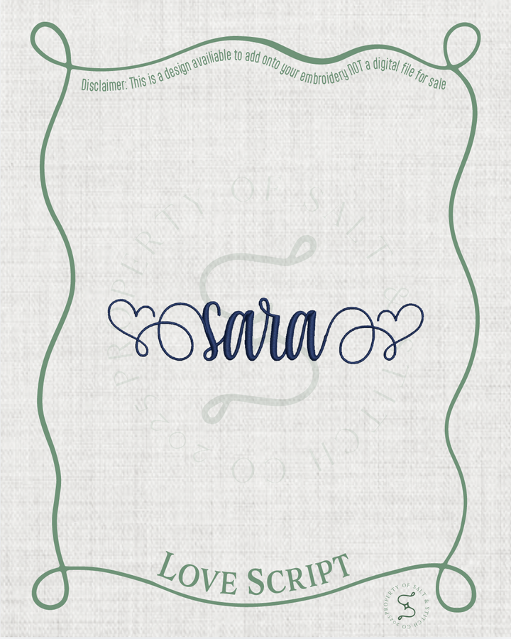 Love Name Font