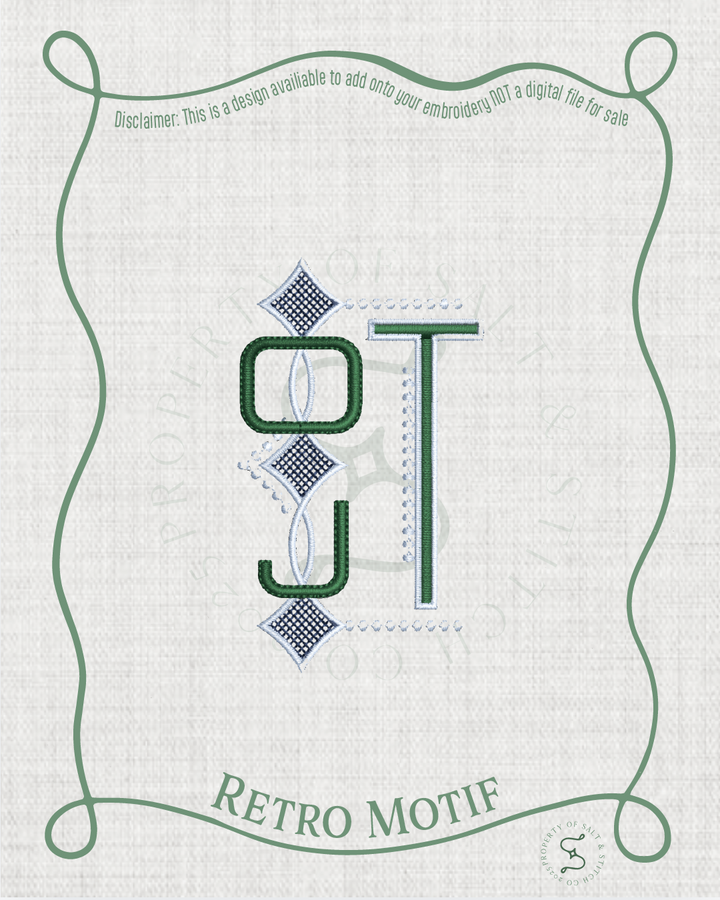 Retro Motif Monogram