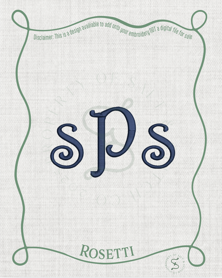 Rosetti Monogram