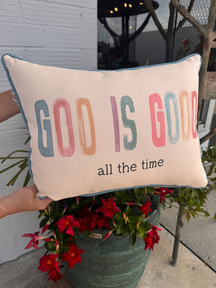 God is Good Indoor/Outdoor Pillow