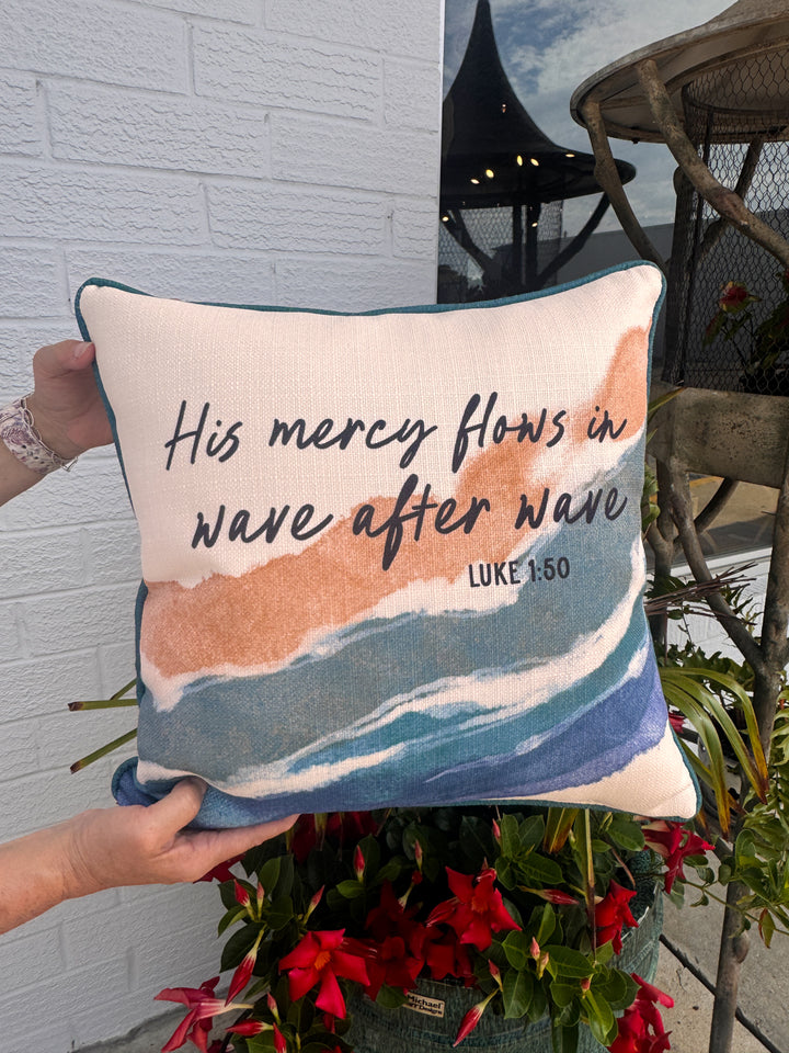 Wave After Wave Indoor/Outdoor Pillow