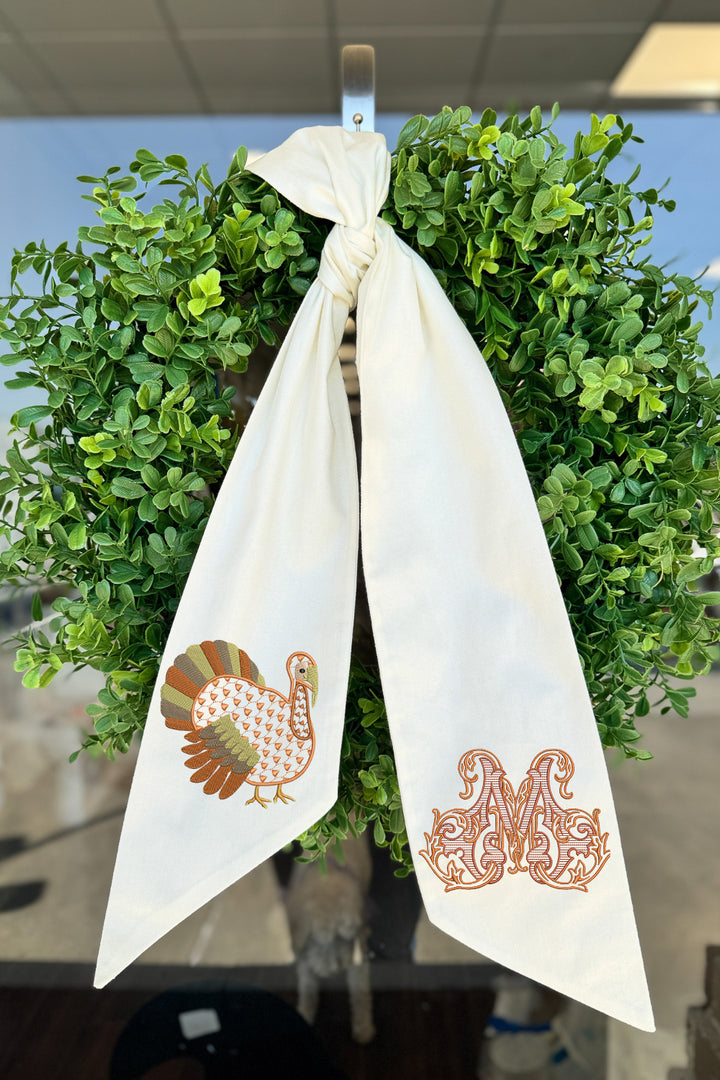 Turkey Wreath Sash