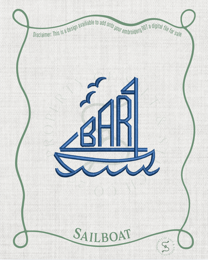 Sailboat Monogram