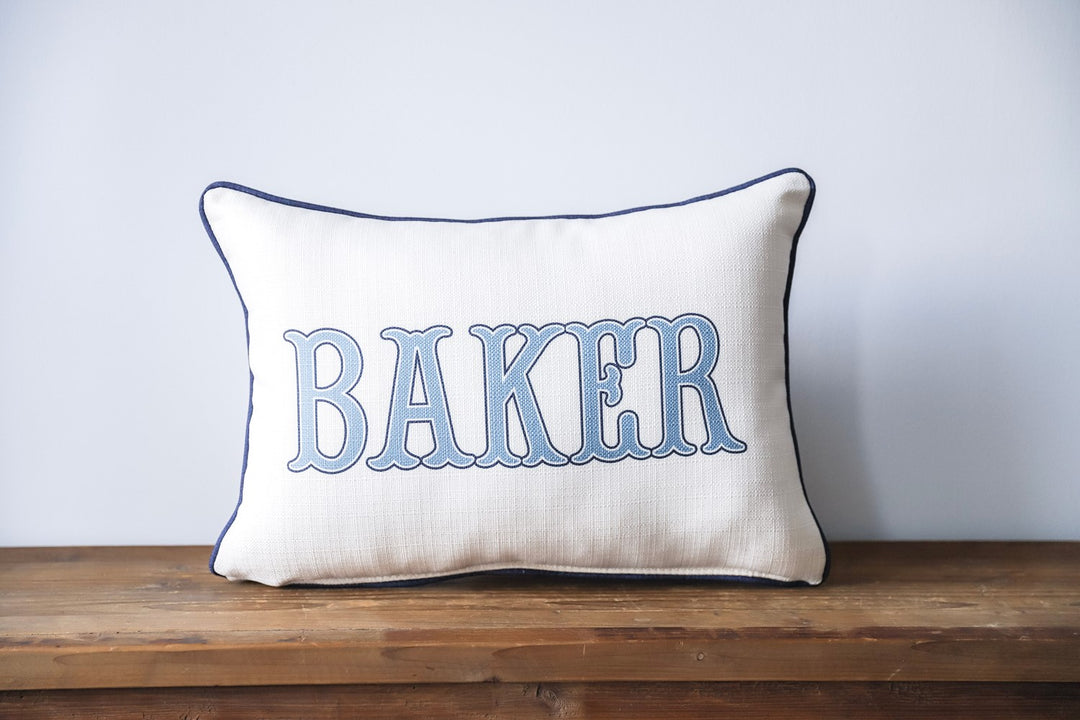 Traditional Name Personalized Pillow