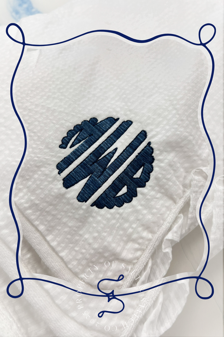 Scallop Circle Monogram