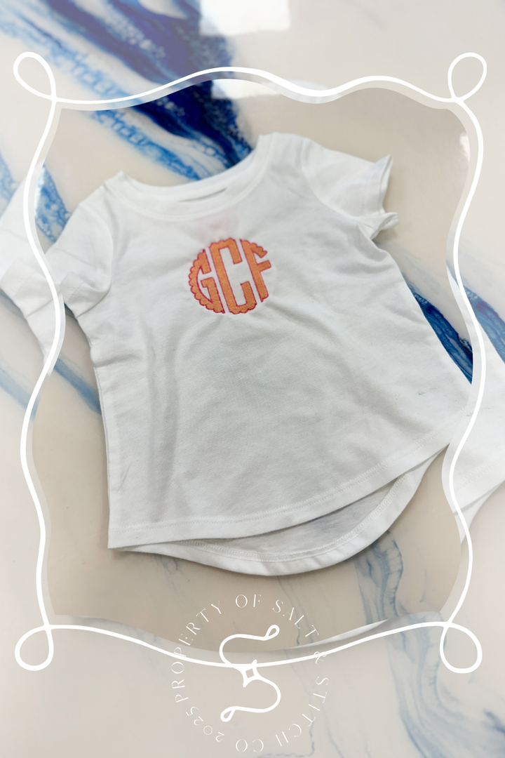 Scallop Circle Monogram