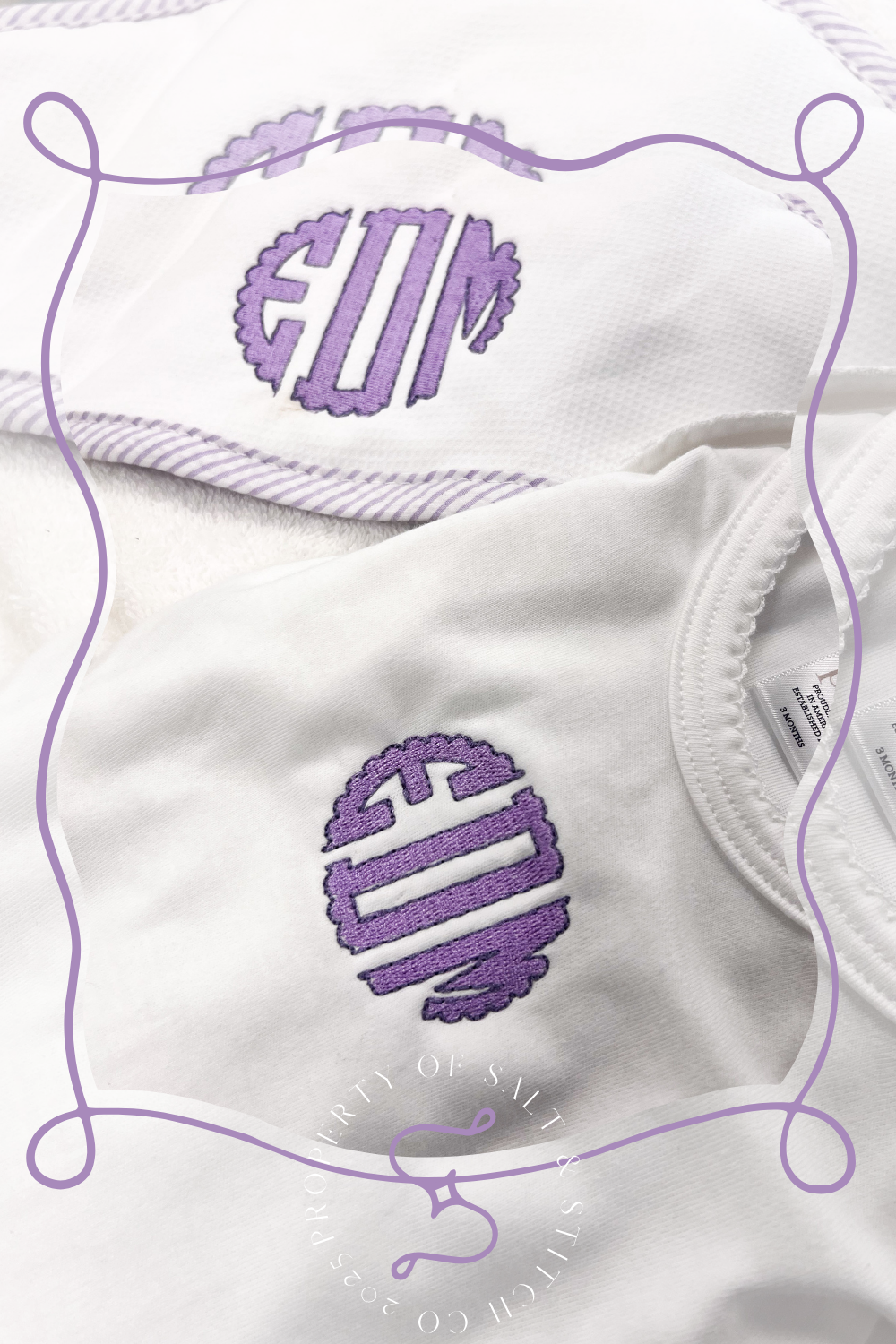 Scallop Circle Monogram