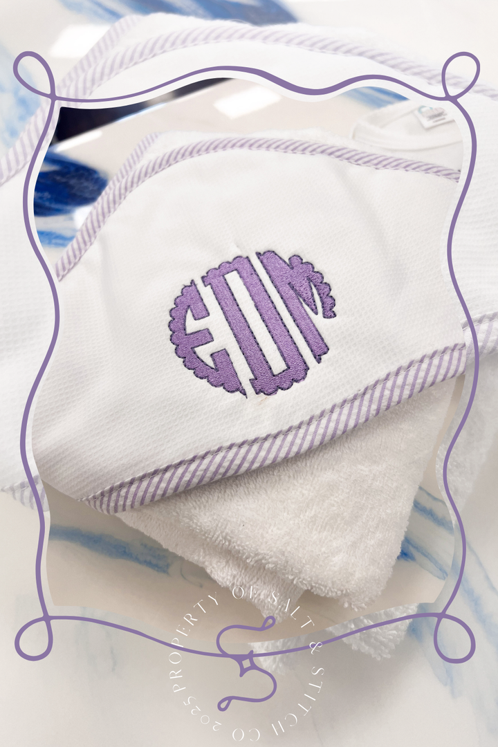 Scallop Circle Monogram