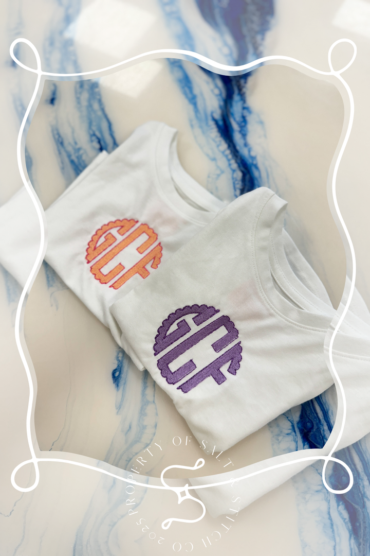 Scallop Circle Monogram