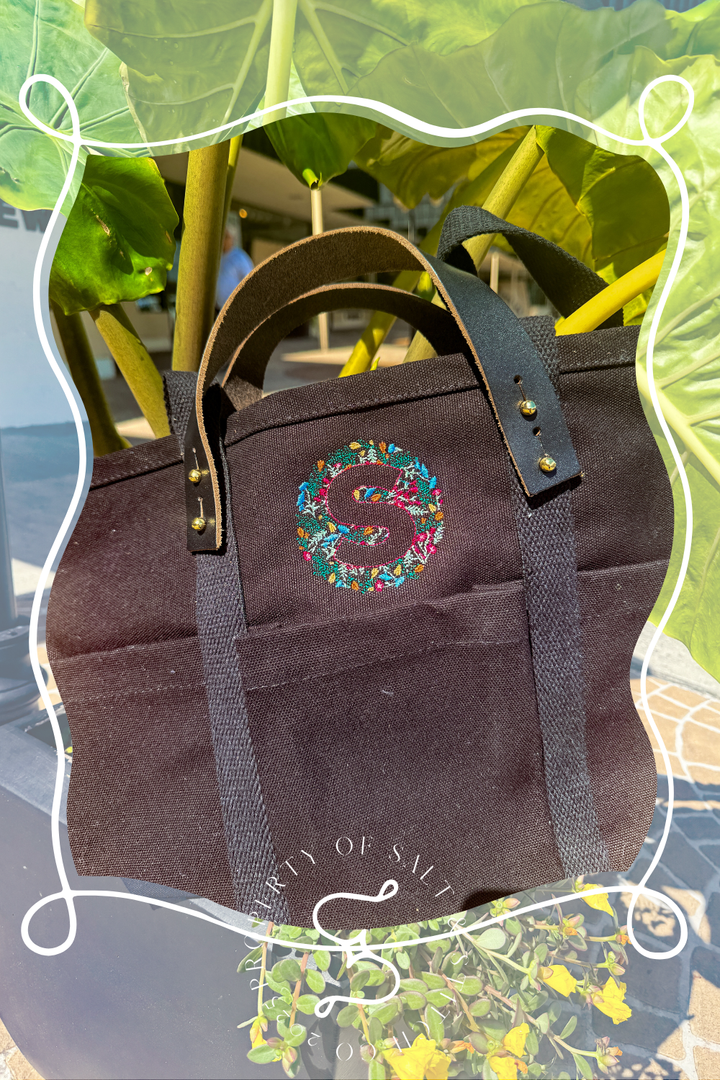 Single Floral Monogram