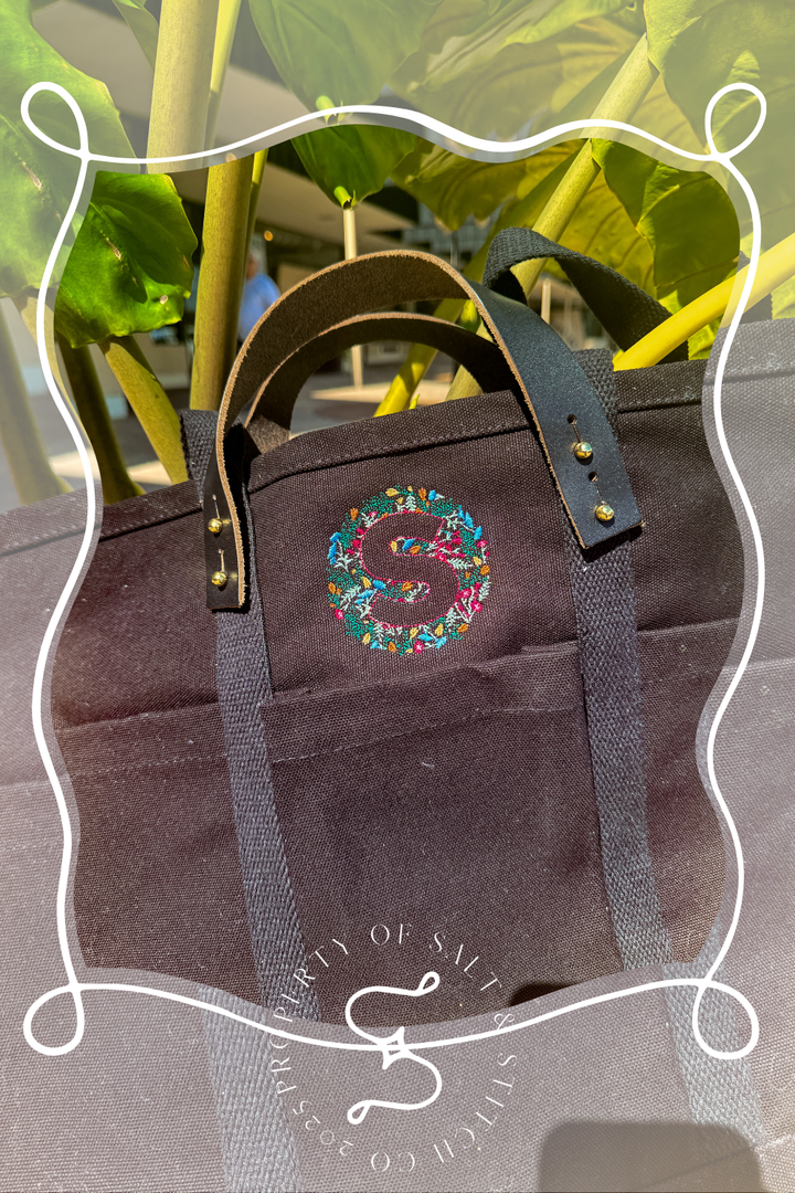 Single Floral Monogram