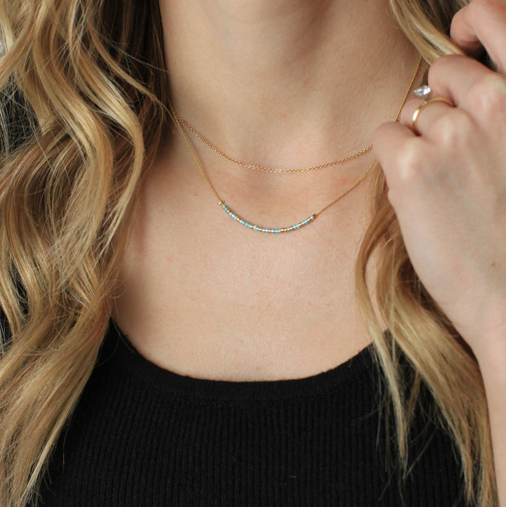 Dot & Dash Island Time Necklace
