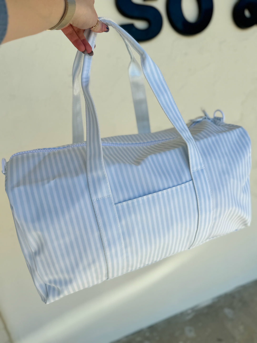 TRVL Pimlico Stripe Weekender - So & Sew Boutique